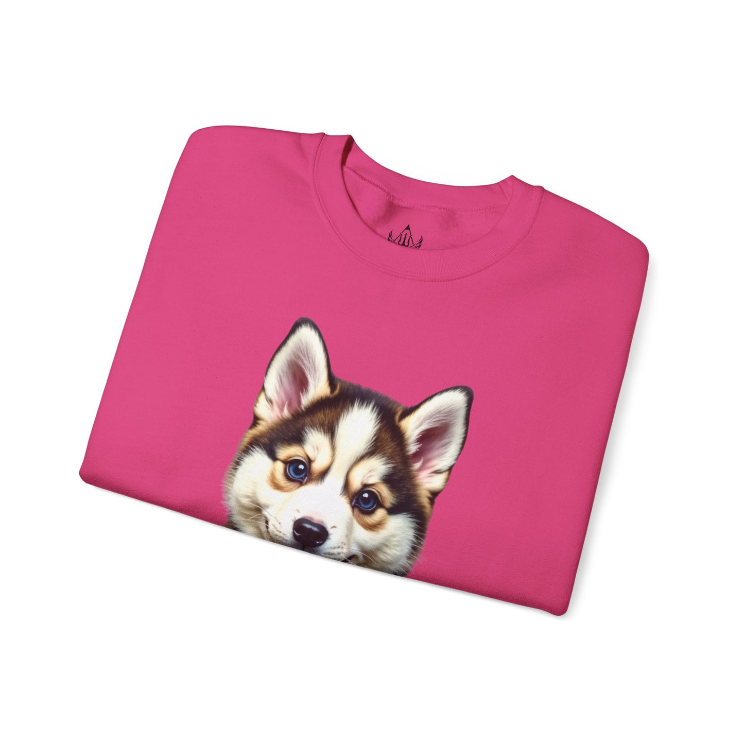 Adorable Husky Puppy Sweatshirt – "The Heart Stealer" Design for Dog Lovers –  Jumper for Animal Lovers & Gift Idea