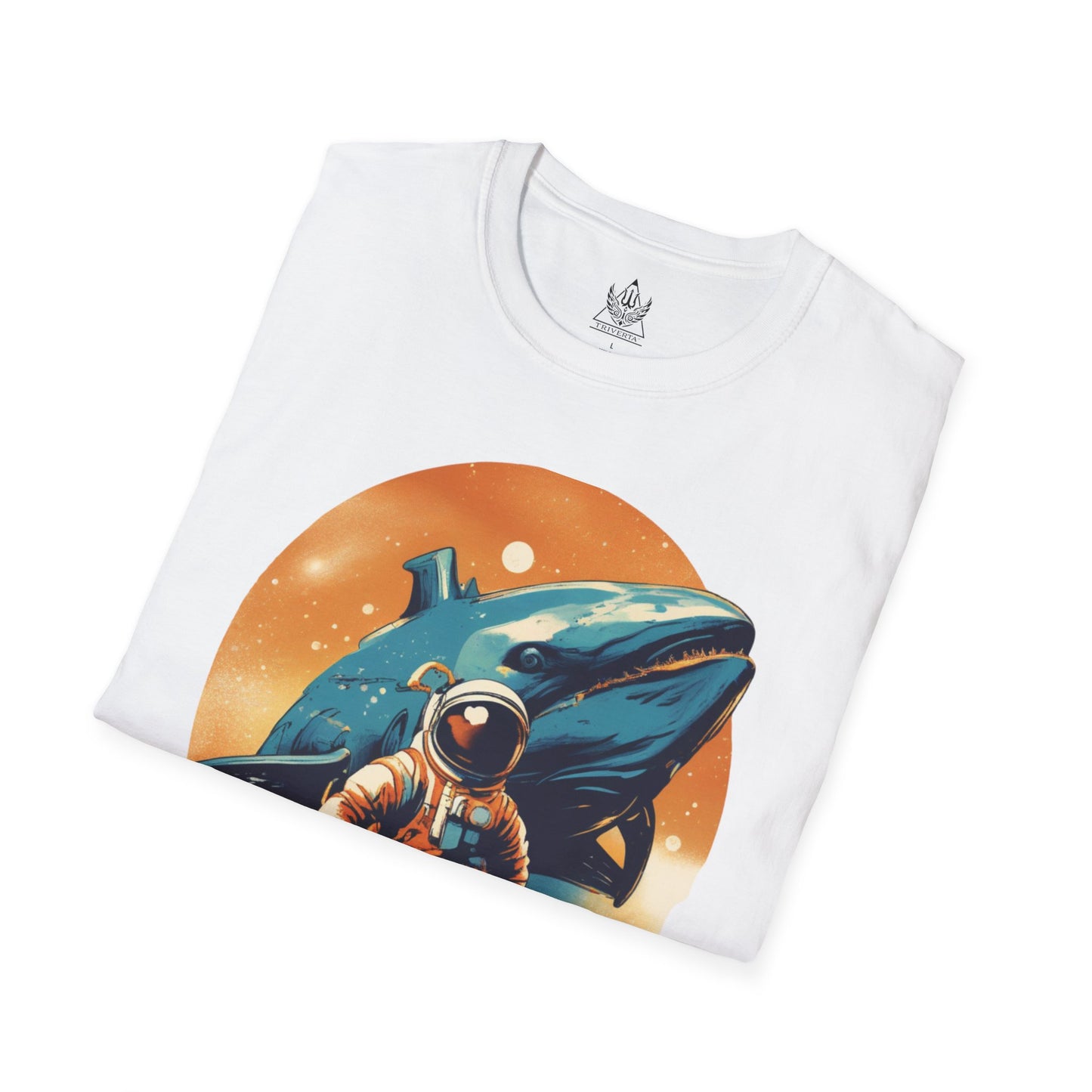 Astronaut Whale T-Shirt, Cosmic Space Tee for Sci-Fi Lovers, Unique Gift for Space Enthusiasts, Unisex Casual Wear, Great for