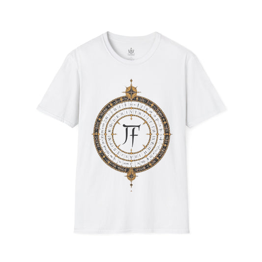 Astrological Zodiac Calendar T-Shirt – Mystical Timewheel Design for Cosmic & Celestial Enthusiasts