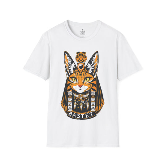 Bastet Egyptian Cat Goddess T-Shirt – Ancient Divine Feminine Power Design for Mythology & Spiritual Lovers