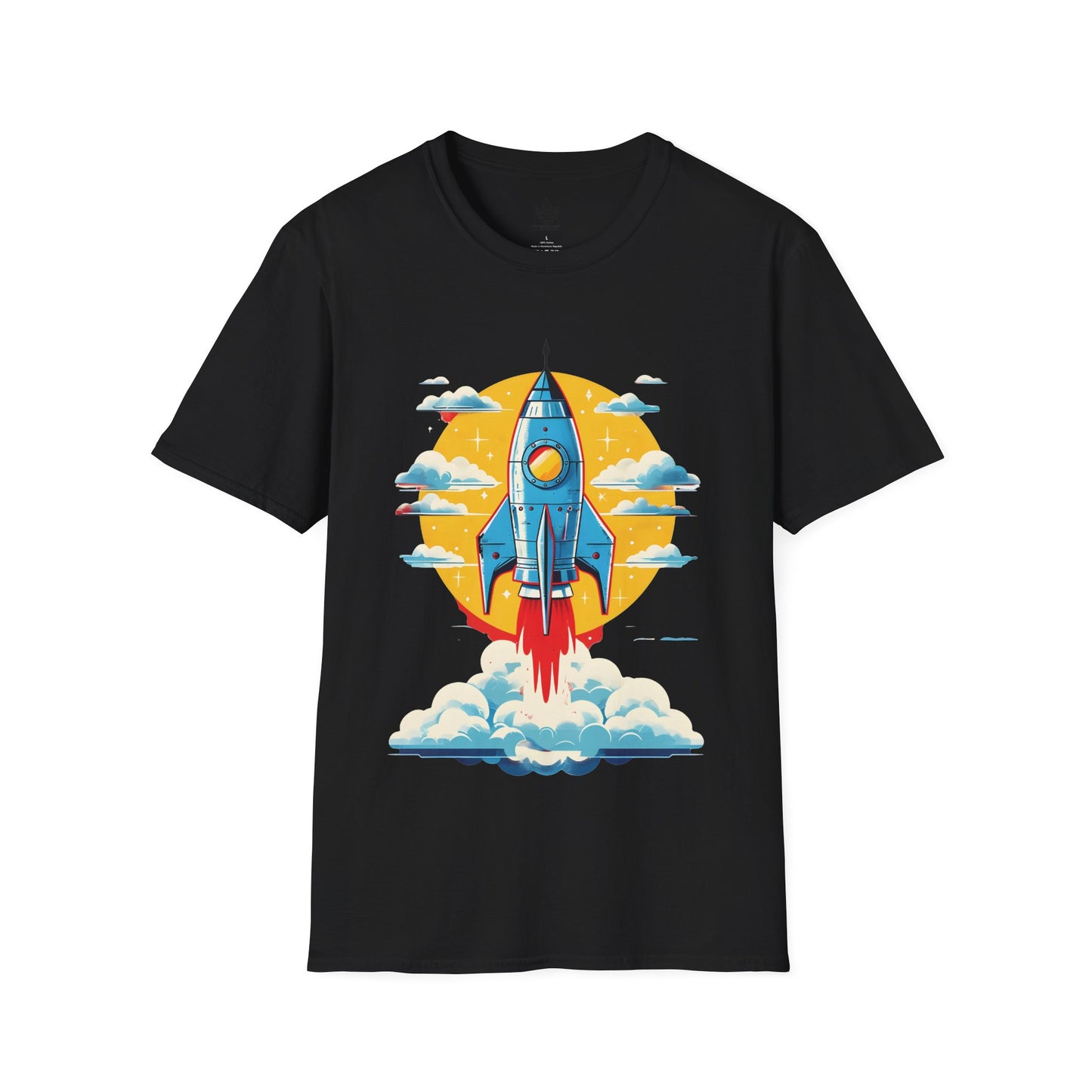 Blast Off Rocket T-Shirt | Unisex Space Tee, Gamer Shirt, Birthday Gift, Adventure Apparel, Retro Design