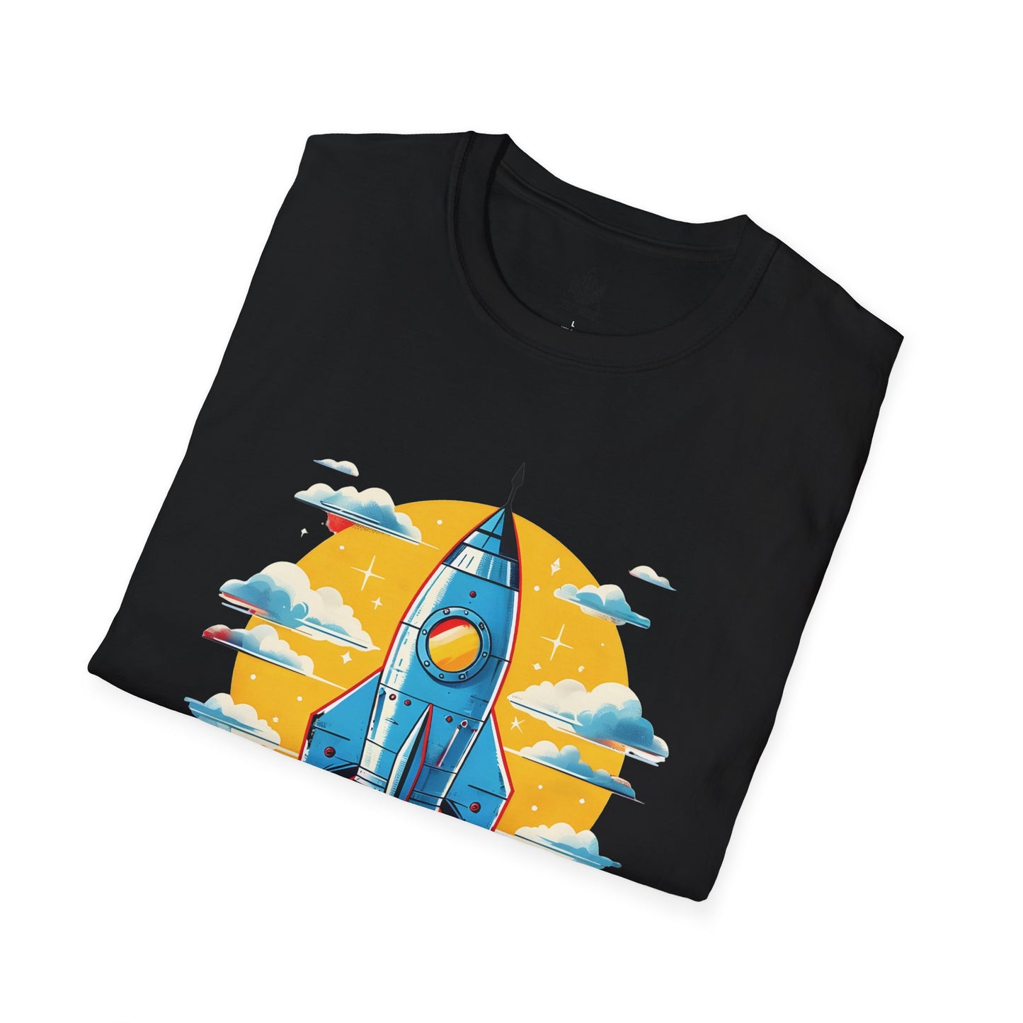 Blast Off Rocket T-Shirt | Unisex Space Tee, Gamer Shirt, Birthday Gift, Adventure Apparel, Retro Design