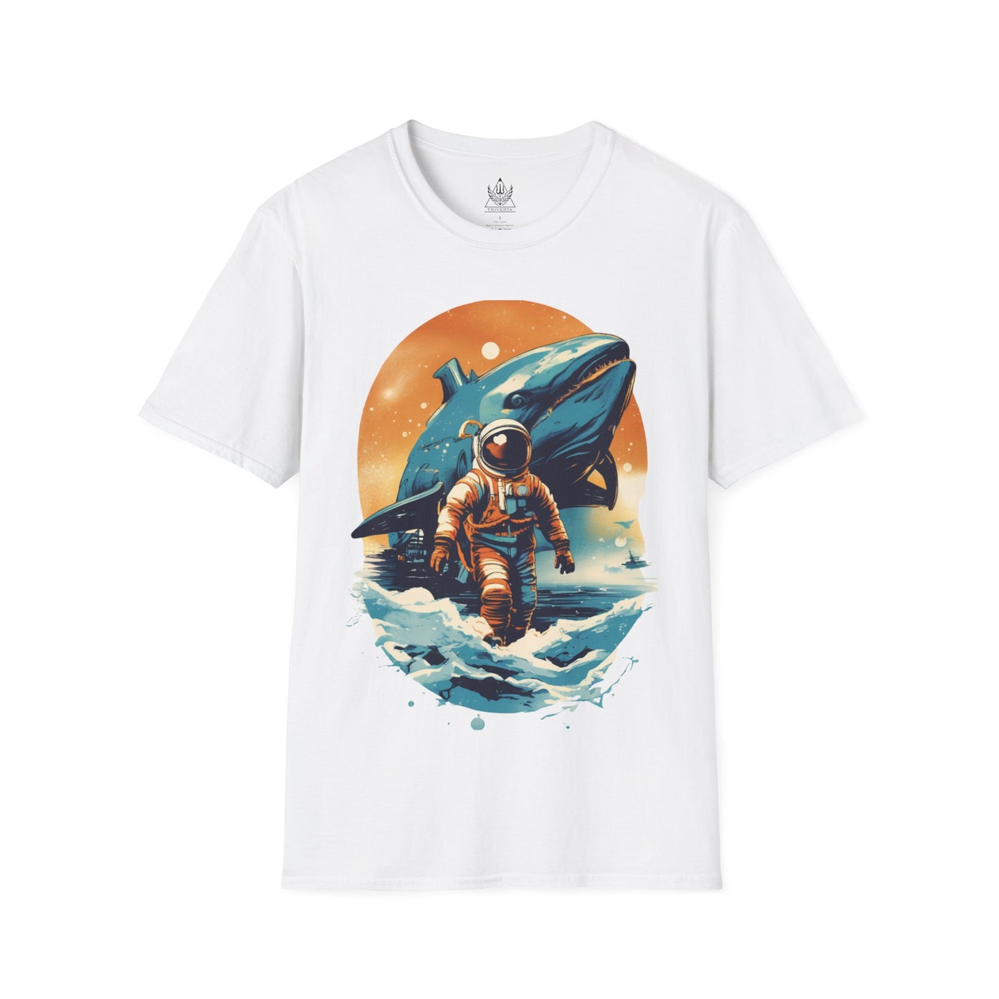 Astronaut Whale T-Shirt, Cosmic Space Tee for Sci-Fi Lovers, Unique Gift for Space Enthusiasts, Unisex Casual Wear, Great for